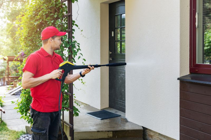 Building Exterior Powerwashing